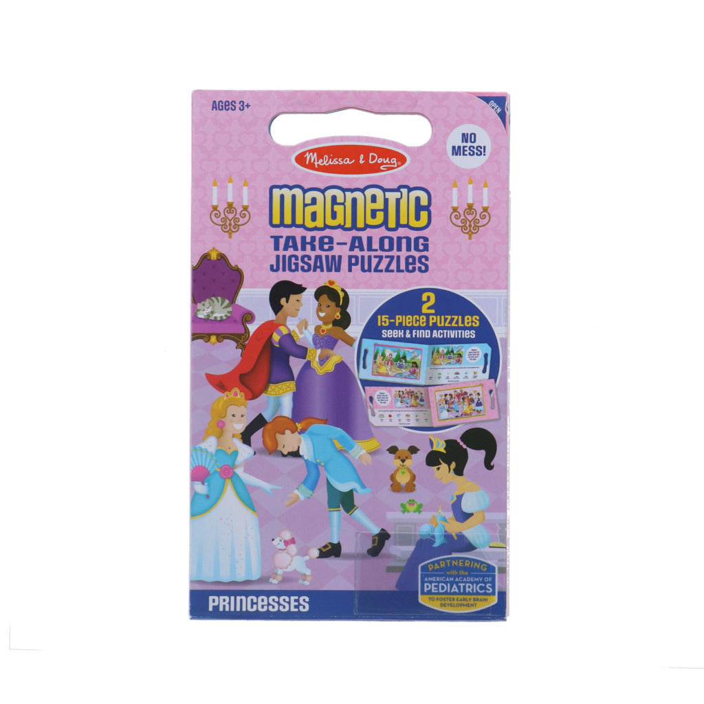 Melissa & Doug Princess Magnetic Puzzle 2x 15 Pieces