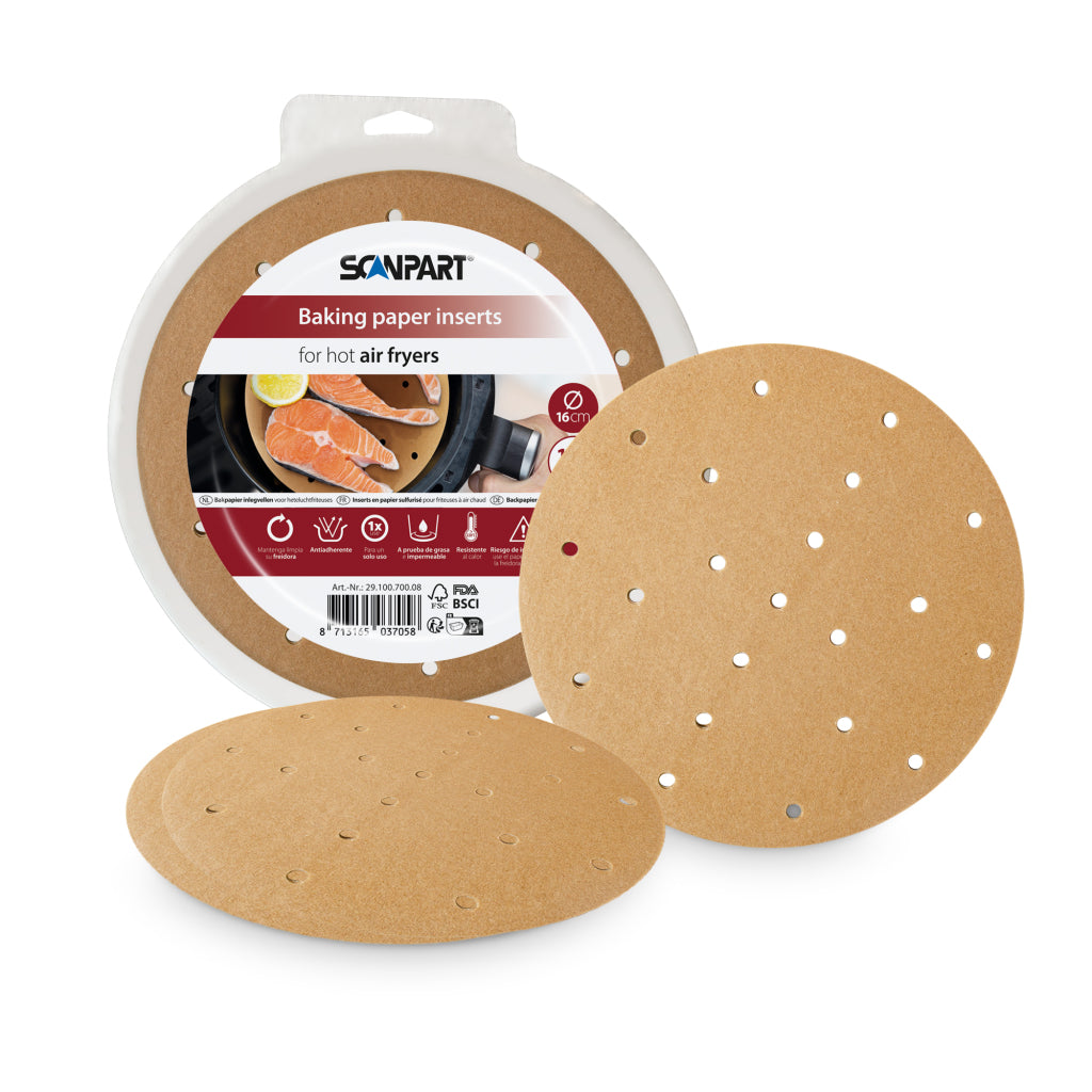 Scanpart Airfryer Filter 16 cm 100 Pieces