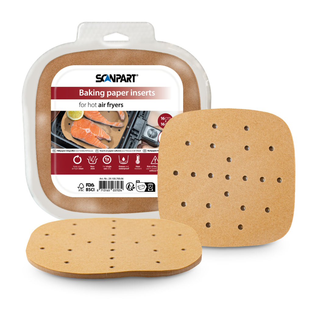 Scanpart Airfryer Filter 16x16 cm 100 Pieces