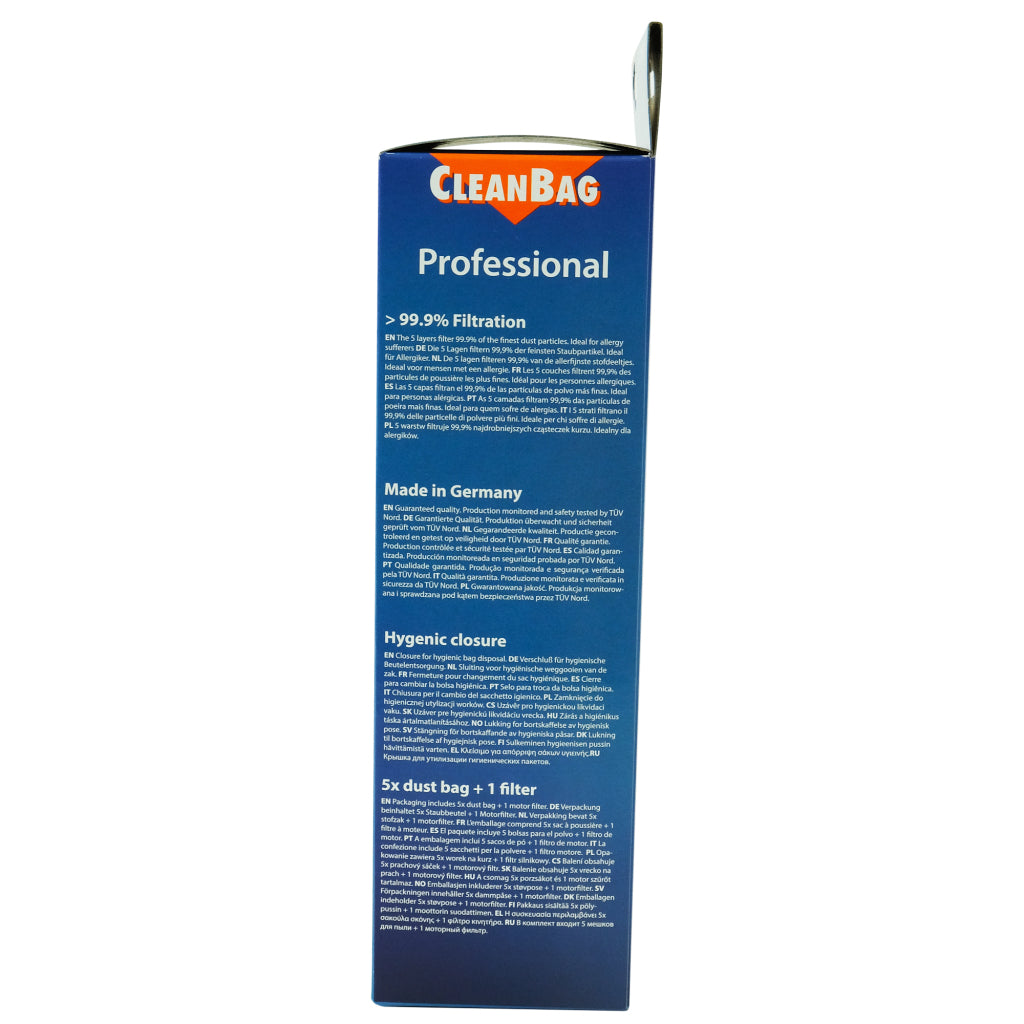 Scanpart CleanBag Dust Bag M 158 MIE PRO for Miele (5 Pieces)