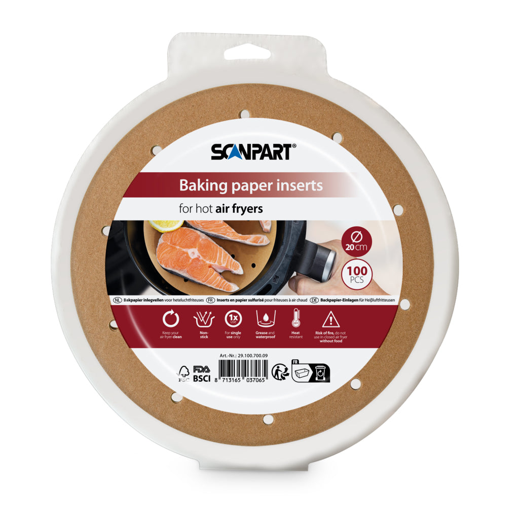 Scanpart Airfryer Filter 20 cm 100 Pieces