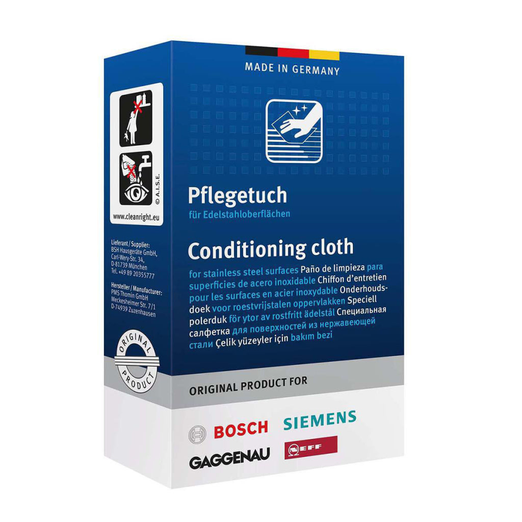 Bosch 312007 Polishing Cloth for Stainless Steel - Pack of 5