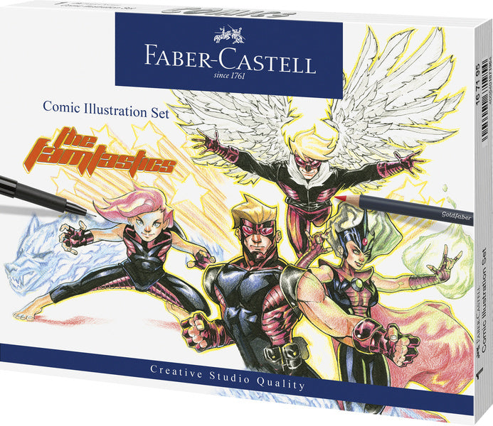 Faber-Castell Drawing Pencil Pitt Artist Pen Comic Illustration Set FC-167195