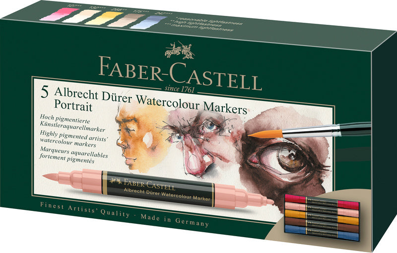 Faber-Castell Albrecht Dürer Watercolor Marker Case of 5 Pieces FC-160307 WK25