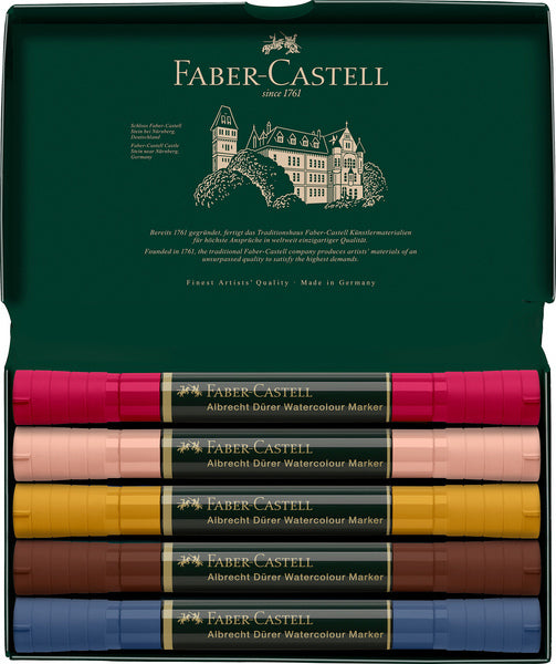 Faber-Castell Albrecht Dürer Watercolor Marker Case of 5 Pieces FC-160307 WK25