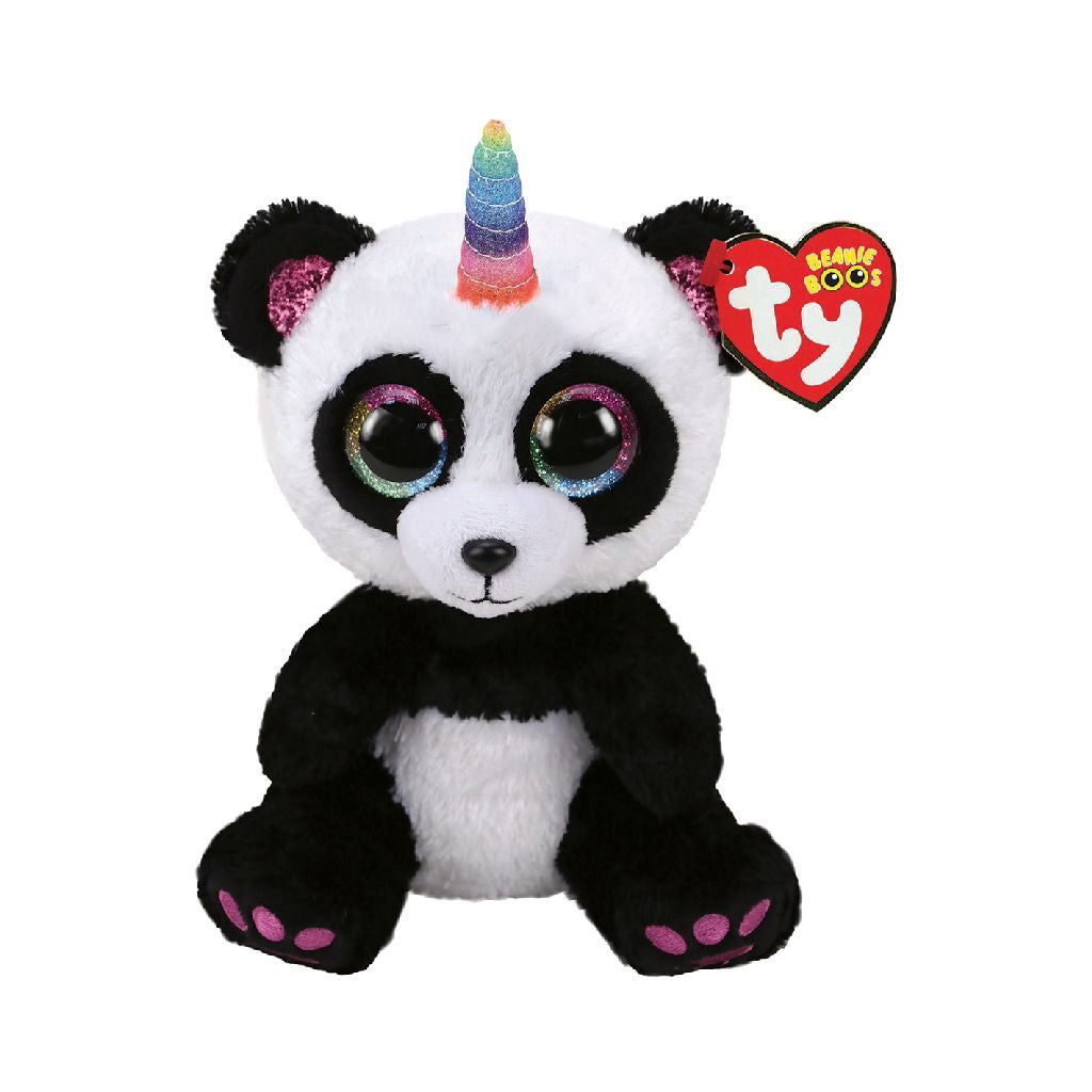TY Beanie Boos Panda Plush Toy Paris 15 cm - Soft and Cuddly