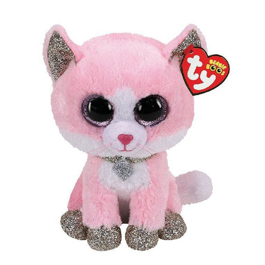 TY Beanie Boos Plush Cat Fiona 15 cm - Soft Toy for Cuddling