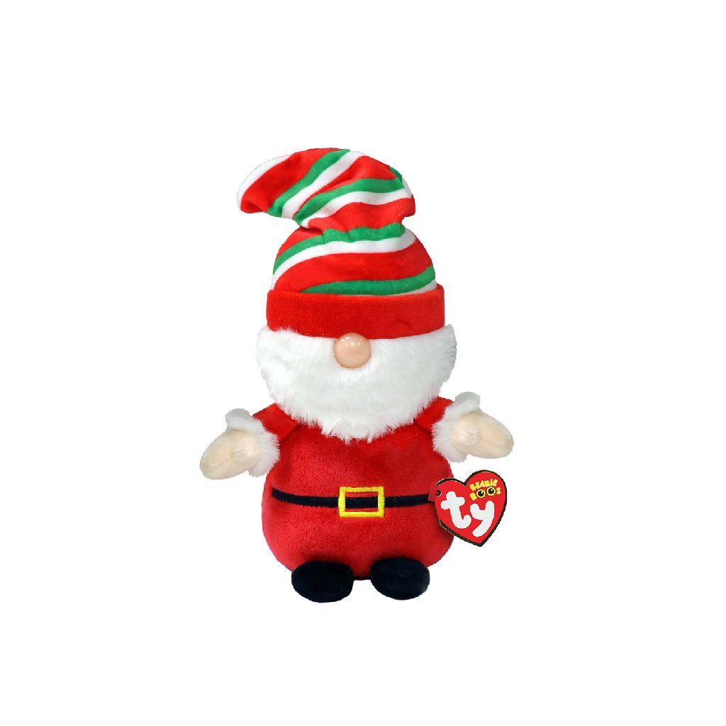 TY Beanie Boo's Christmas Gnome Santa 15 cm