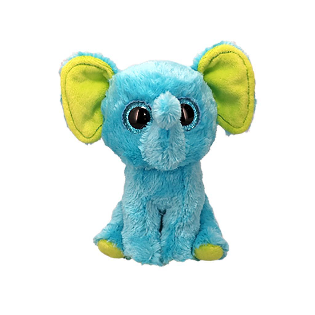 TY Beanie Boos Plush Elephant Trunkless 15 cm - Cute Stuffed Animal