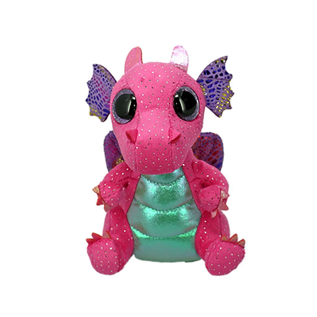 TY Beanie Boos Plush Dragon Spitfire 15 cm - Cute Stuffed Animal