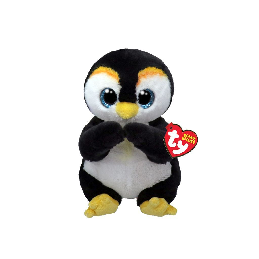 TY Beanie Babies Bellies Plush Penguin Neve 15 cm