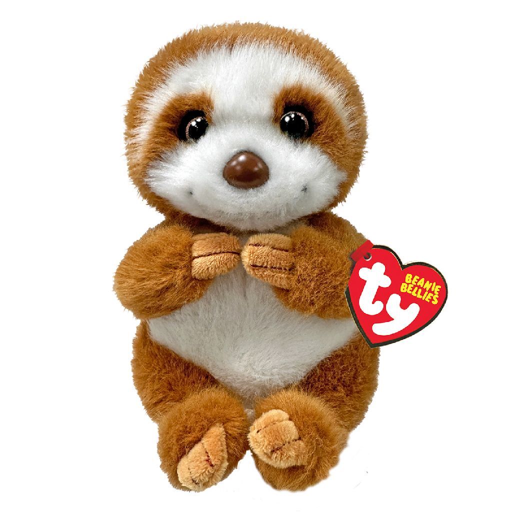 TY Beanie Bellies Sloth Plush Toy Stella 15 cm - Cute Stuffed Animal