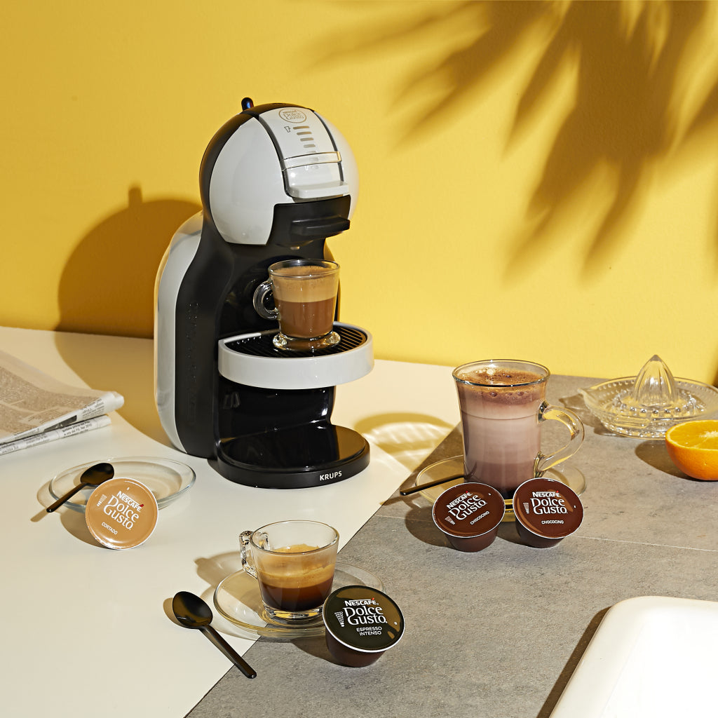 Krups KP123B NESCAFÉ Dolce Gusto Mini Me Coffee Capsule Machine Black/Stainless Steel