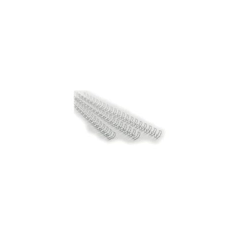 GBC MultiBind - 8 mm - 21 Ringe - A4 (210 x 297 mm) - 70 Blätter - Silber - 100 Stck. Bindedraht - für P/N: IB271212, IB271250 (IB160639) afbeelding 1