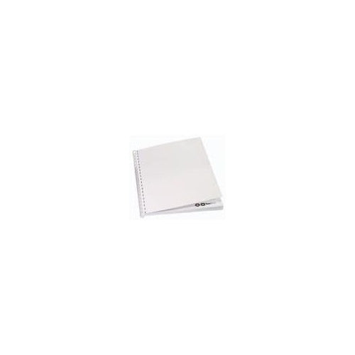 GBC Einbanddeckel ibiStol, DIN A4, Karton, 350 g-qm weiß matt, für Plastik-, Draht- und ClickBind-Bindung (IB421082) afbeelding 1