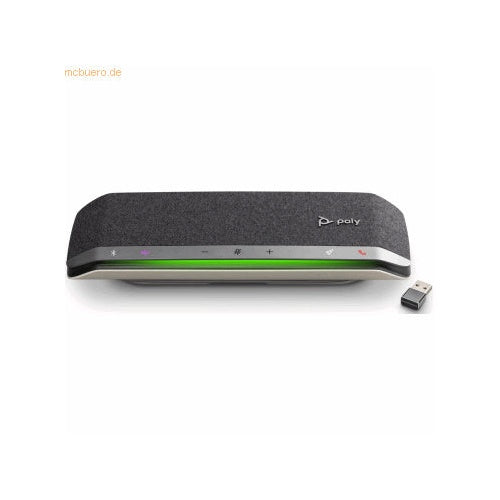 HP Poly Poly Sync 40+ for Microsoft Teams (with Poly BT600) - Smarte Freisprecheinrichtung - Bluetooth - kabellos, kabelgebunden - USB - Zertifiziert für Microsoft Teams (218764-01) afbeelding 1