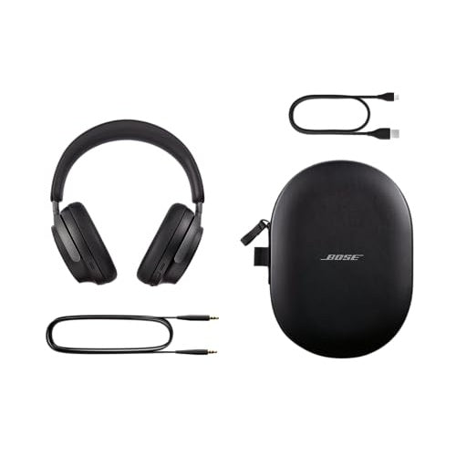 Bose QuietComfort Ultra - Kopfhörer mit Mikrofon - ohrumschließend - Bluetooth - kabellos, kabelgebunden - aktive Rauschunterdrückung - 3,5 mm Stecker - Schwarz (880066-0100) afbeelding 6