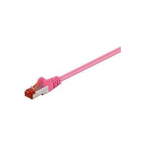 Microconnect SSTP610PI Network Cable Pink 10 m Cat6 S/FTP (S-STP)