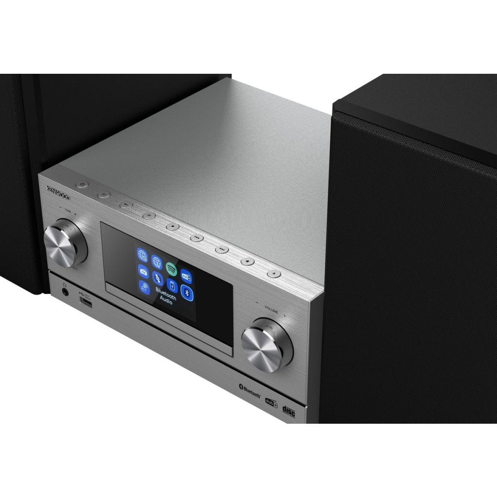 Kenwood M-9000S Smart Wifi Micro System Black/Stainless Steel