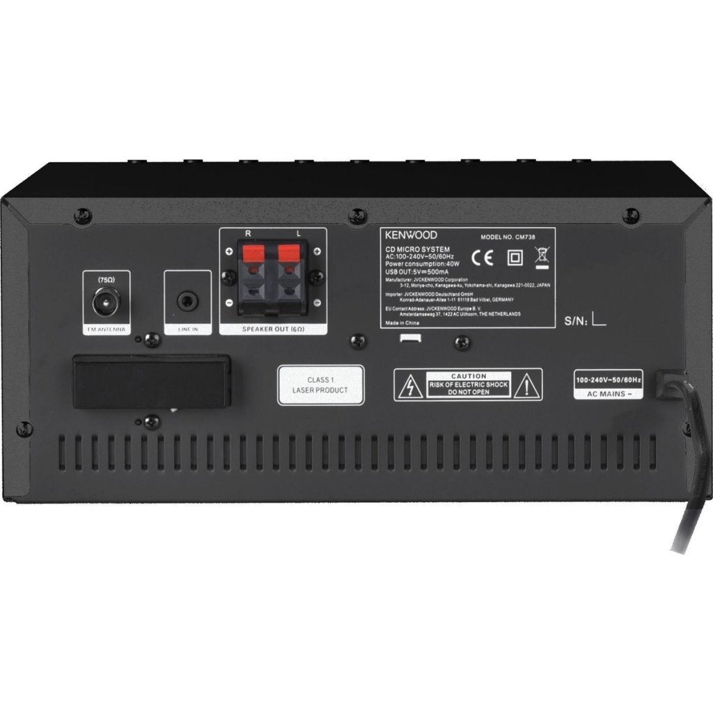 Kenwood M-9000S-B Smart Wifi Micro System Black