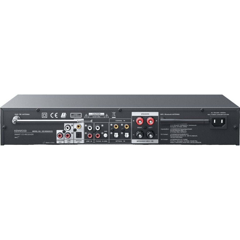 Kenwood KR-W8000SCD-B Smart HiFi CD Receiver Black