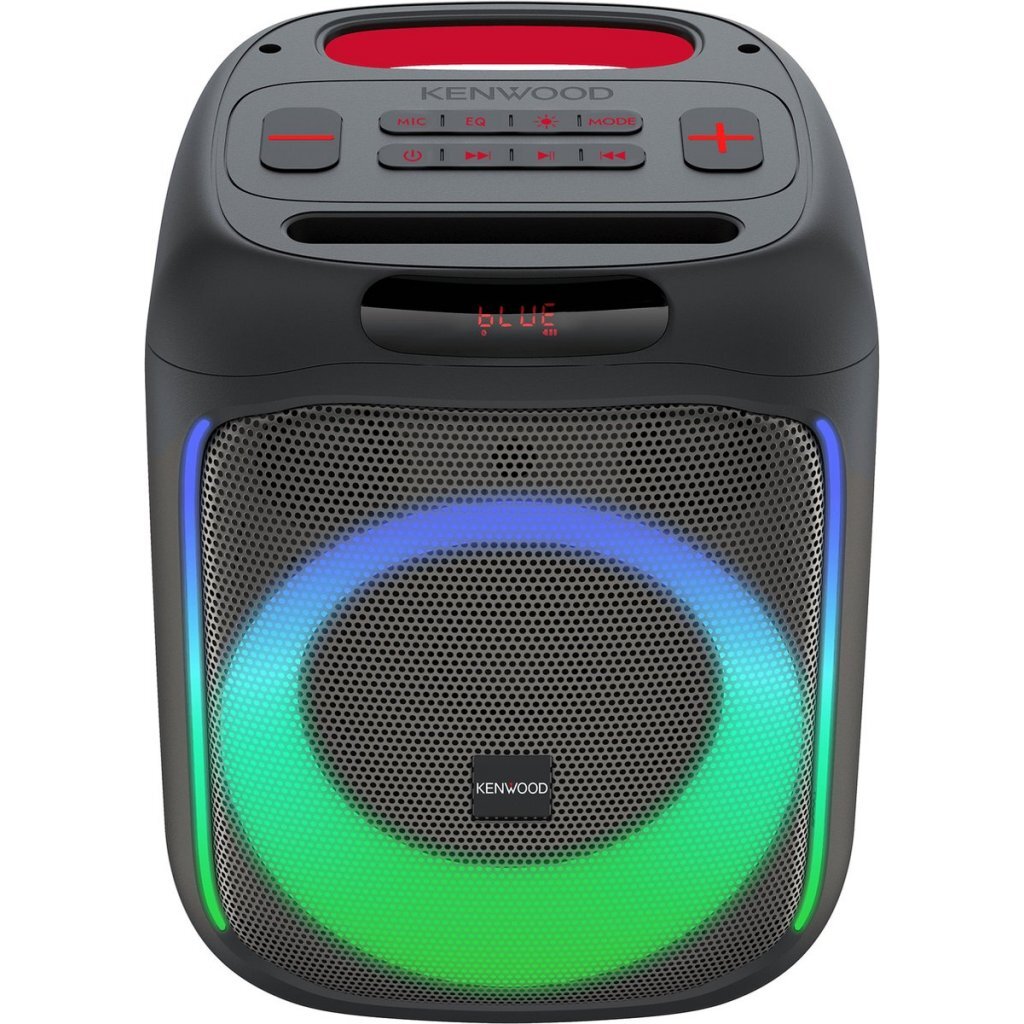 Kenwood AS-P200BT Portable Sound System + Light Black/Red