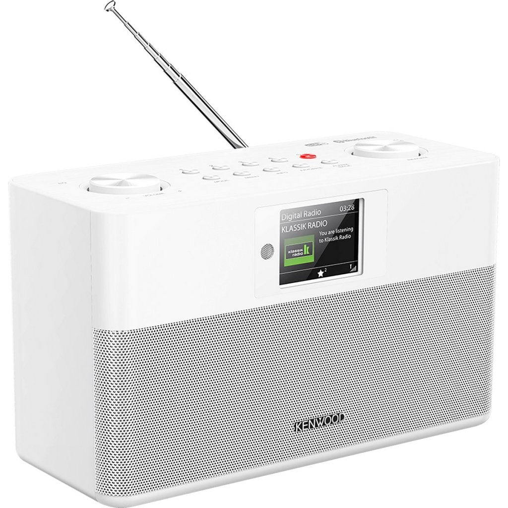 Kenwood CR-ST85DAB-W Stereo Radio with DAB+ White