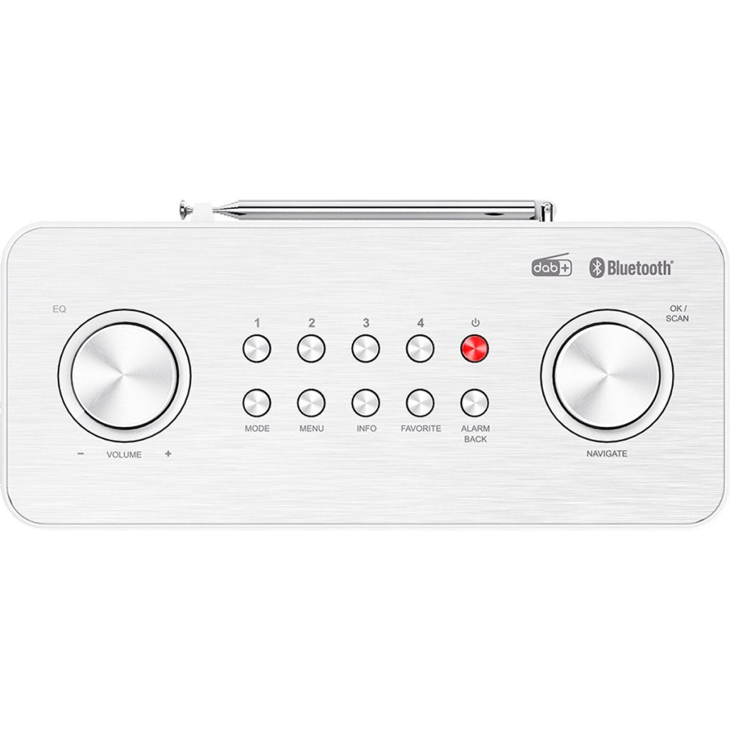 Kenwood CR-ST85DAB-W Stereo Radio with DAB+ White