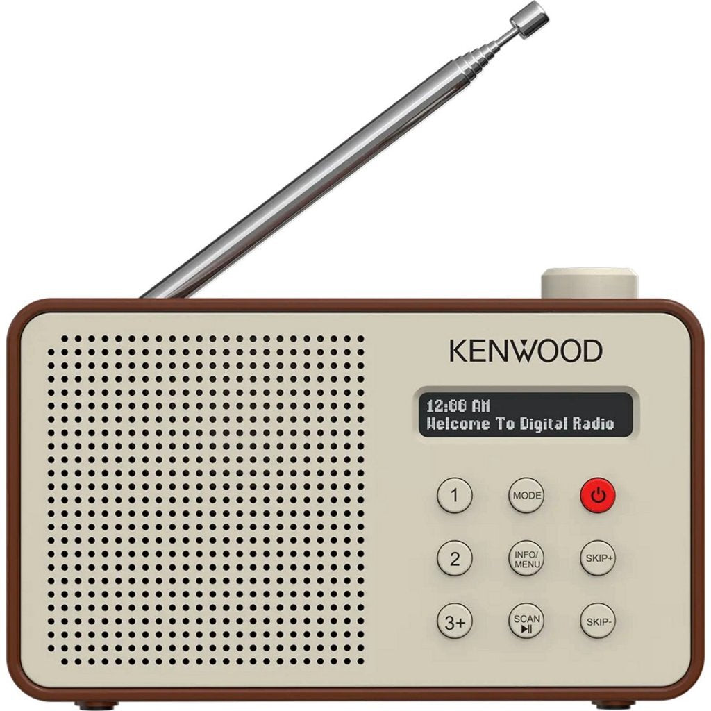 Kenwood CR-M25DAB-T Portable DAB+ Radio Beige/Brown