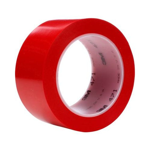 3M 471R50 Klebeband Für die Nutzung im Innenbereich geeignet Für die Nutzung im Außenbereich geeignet 32,9 m Vinyl Rot (471R50) afbeelding 1