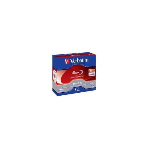 Verbatim - 5 x BD-RE DL - 50GB 2x - Jewel Case (Schachtel) (43760) afbeelding 1