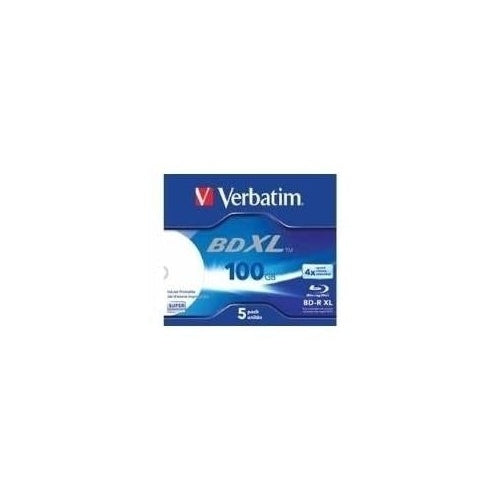 Verbatim - 5 x BD-R XL - 100GB 4x - mit Tintenstrahldrucker bedruckbare Oberfläche - Jewel Case (Schachtel) - Speichermedium (43789) afbeelding 1
