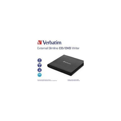 Verbatim - Laufwerk - DVD+/-RW (+/-R DL) / DVD-RAM - 8x/8x/5x - USB2.0 - extern (53504) afbeelding 1