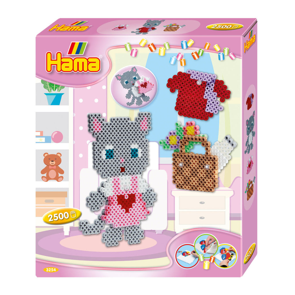 Hama Iron-on Beads Cat Dress Up Set 2500 Pieces