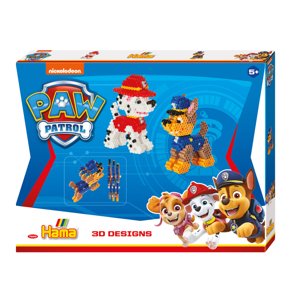 Hama Iron-on Beads 3D Paw Patrol 4000 Pieces