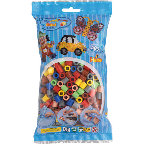 Hama Maxi Iron-on Beads Mix Base 500 Pieces