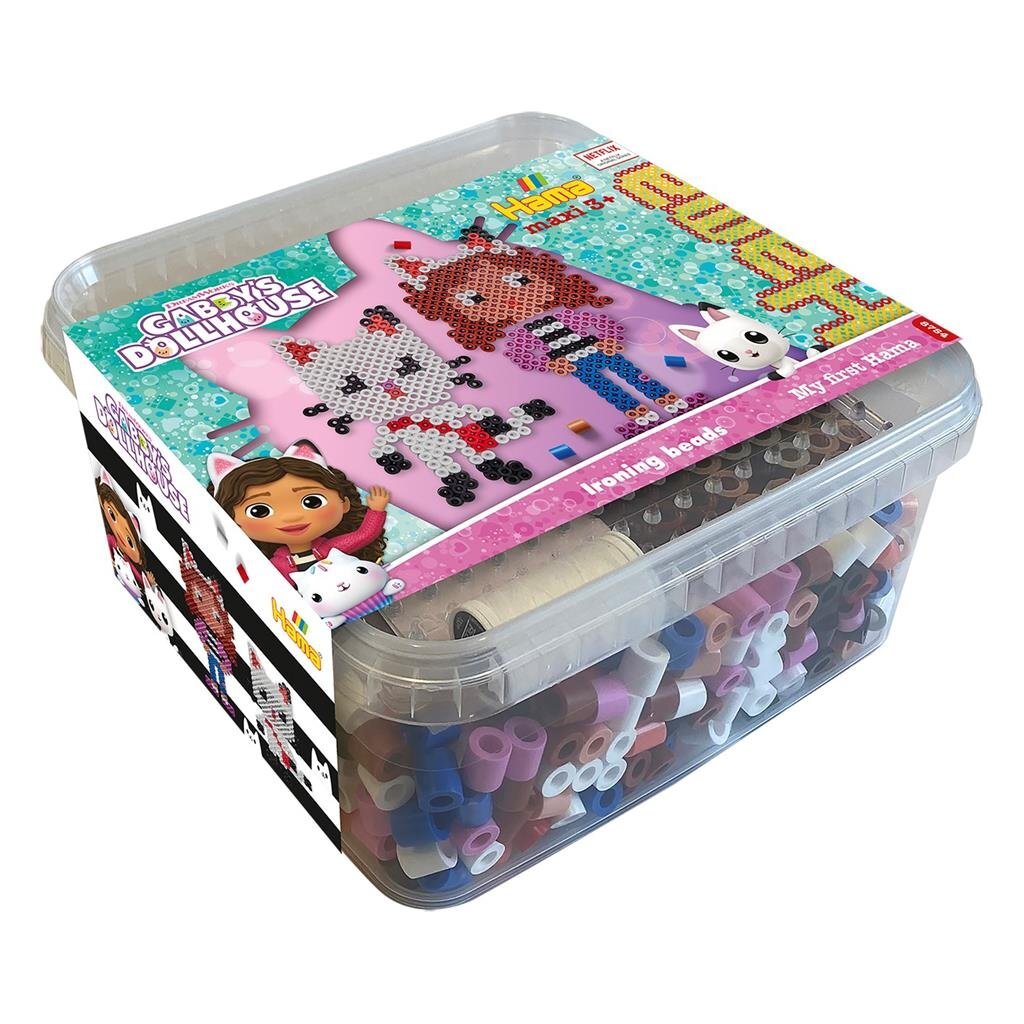 Hama Iron-on Beads Maxi Beads Gabby's Dollhouse 900 Pieces