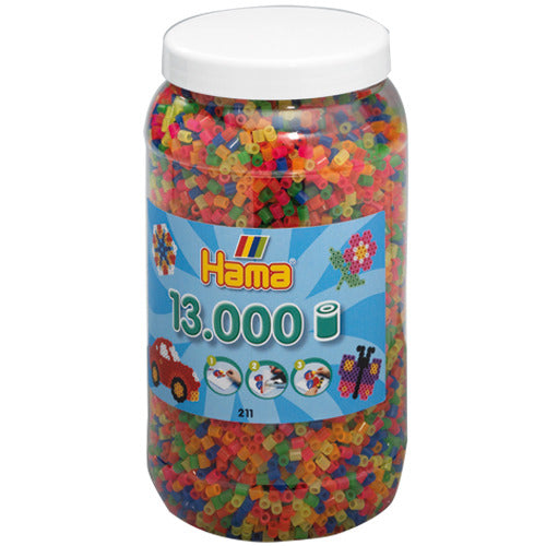 Hama Iron-on Beads Barrel 13,000 Neon Pieces