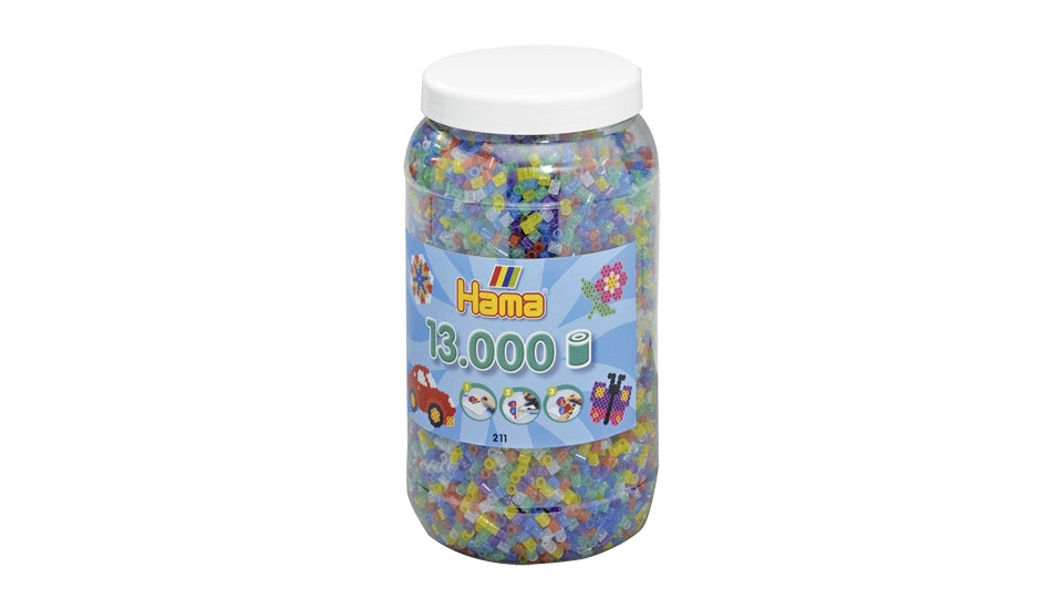 Hama Iron-on Beads Barrel 13,000 Glitter Pieces