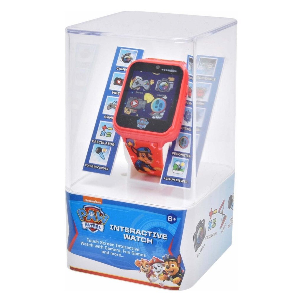 Paw Patrol Smartwatch Red with Touchscreen and Games