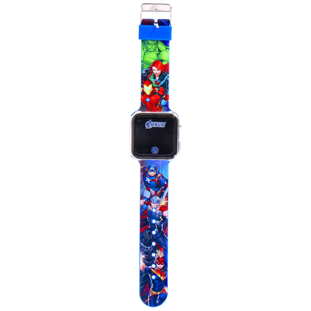 Mervel LED Watch Avengers Blue - Kids LED Watch