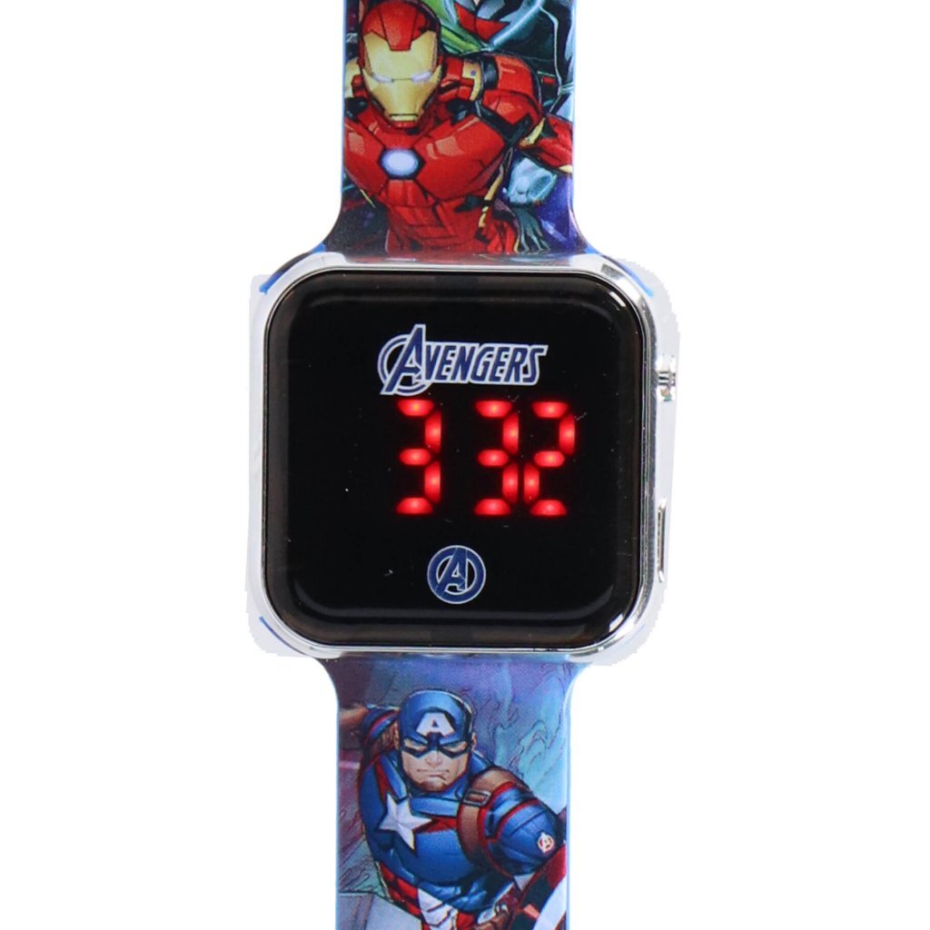Mervel LED Watch Avengers Blue - Kids LED Watch