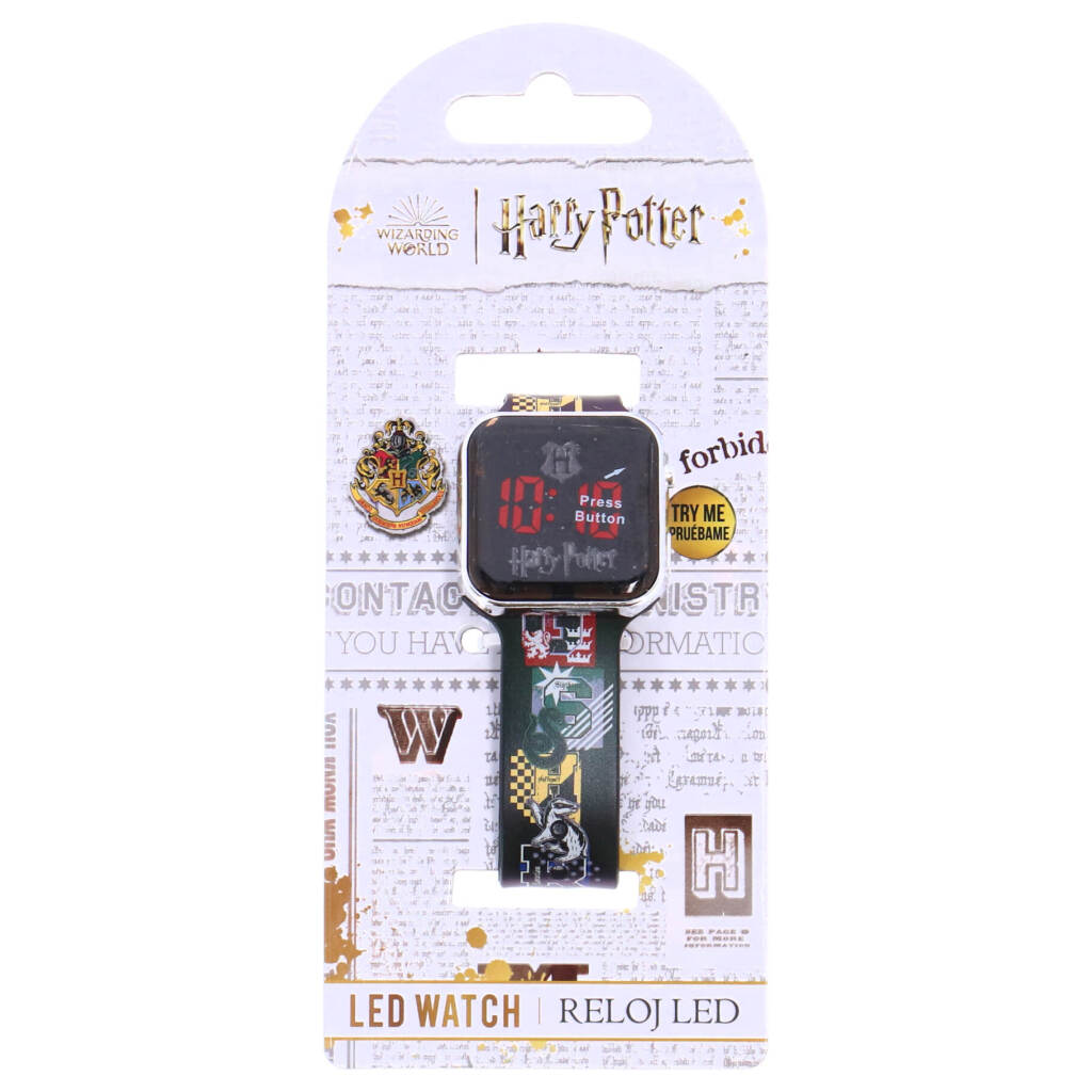 Accutime LED Watch Harry Potter Black - Kids Digital Wristwatch