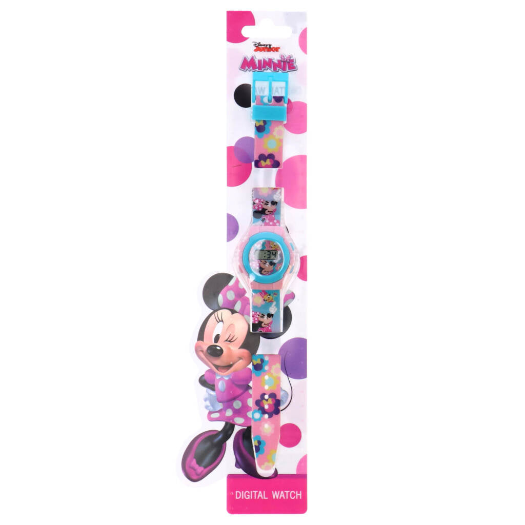 Disney Minnie Mouse LED Watch Pink