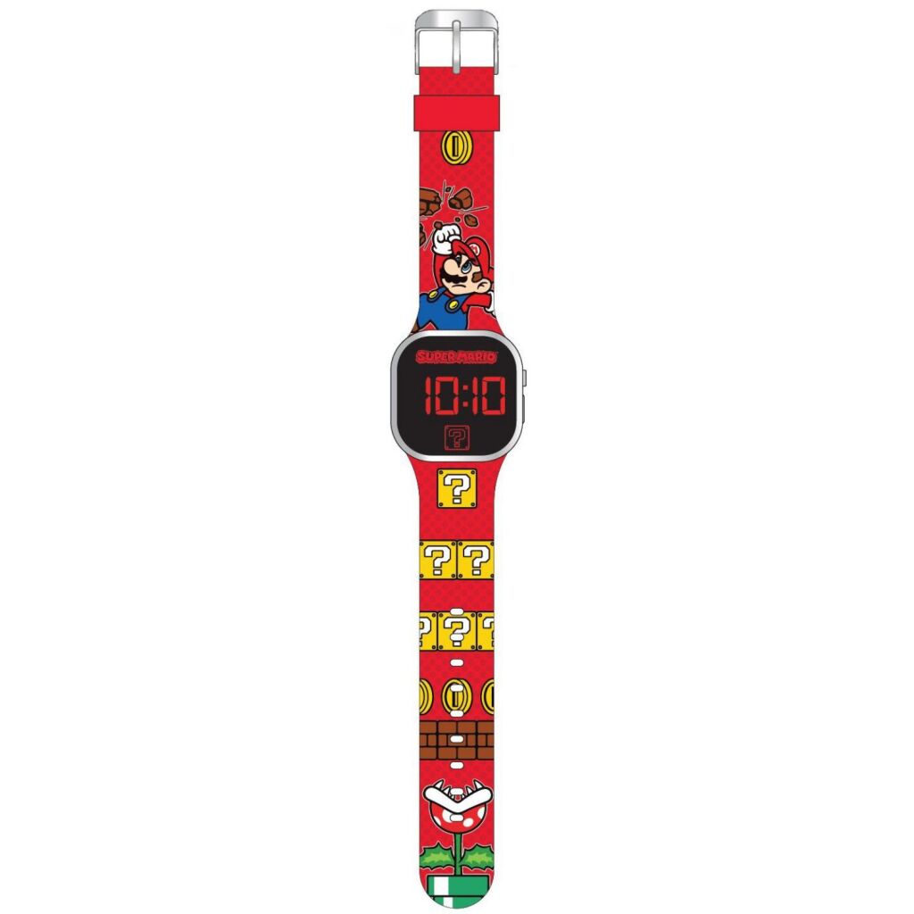 Super Mario LED Watch Red