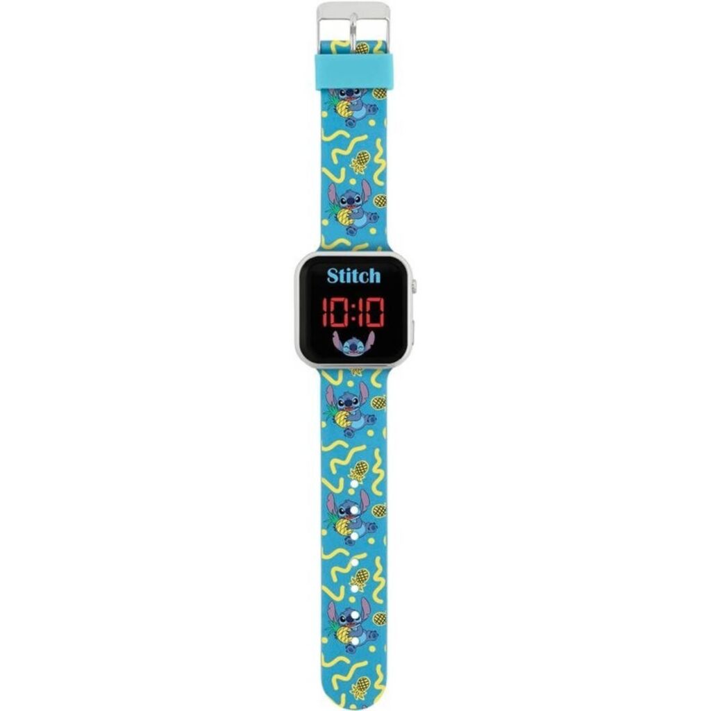 Disney Stitch LED Watch Blue - Kids Time-Telling - Digital Screen - Ages 3+