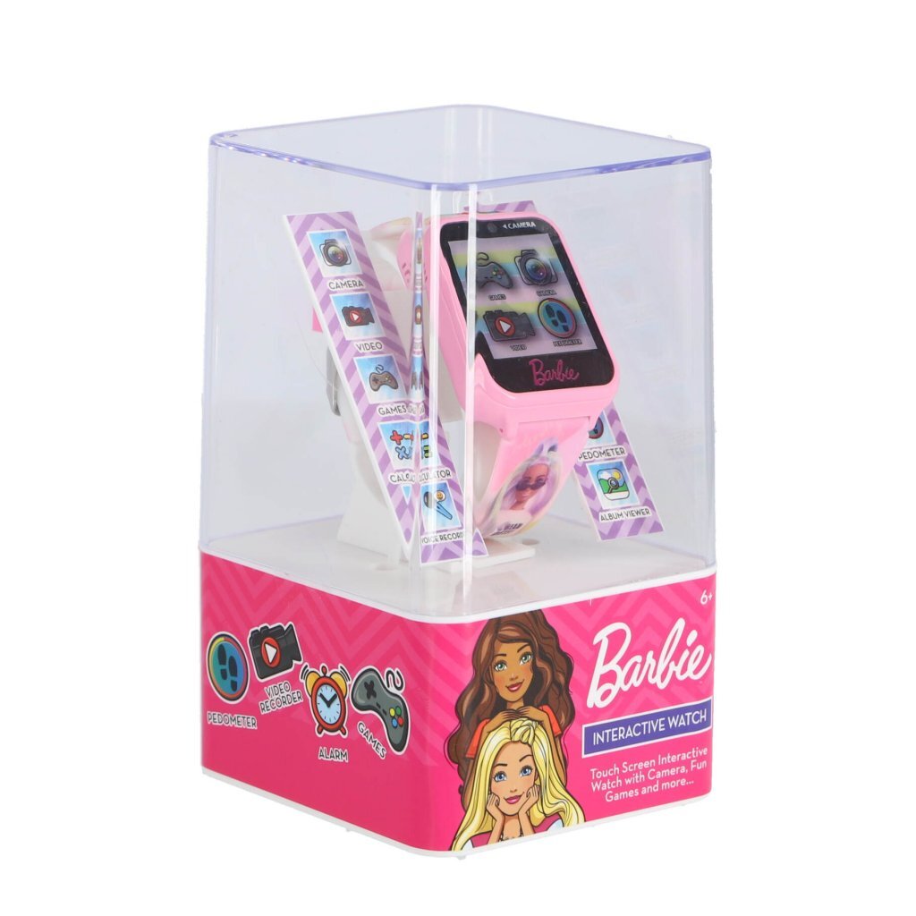 Barbie Interactive Watch Pink - Kids Smartwatch - Ages 6+