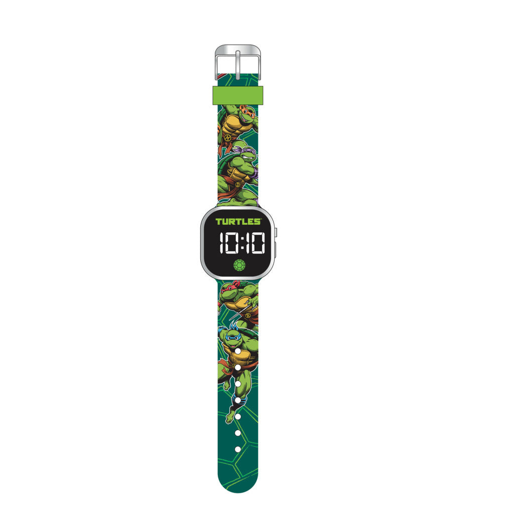 Accutime LED Watch Teenage Mutant Ninja Turtles Green