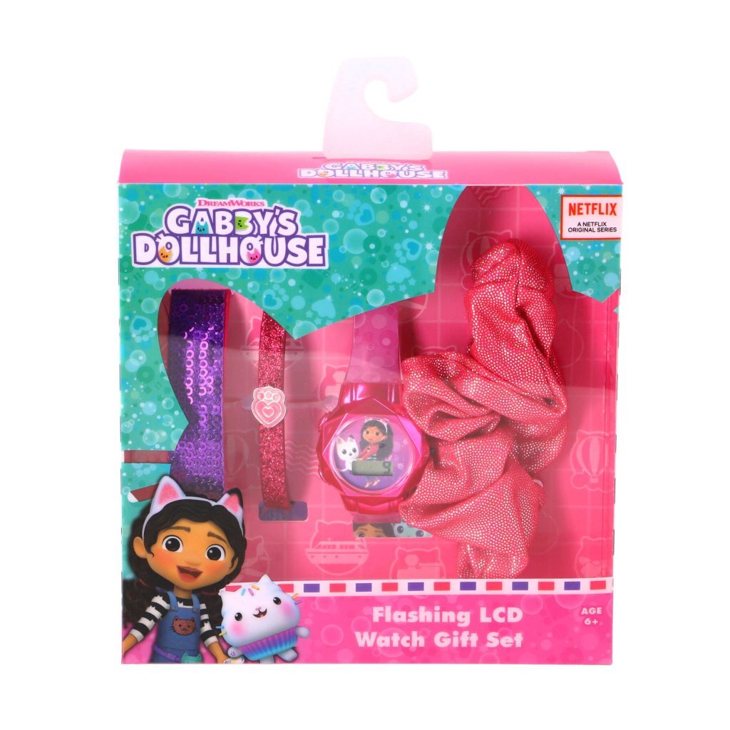 Gabby's Dollhouse Clock Gift Set - Kids Watch Gift Set