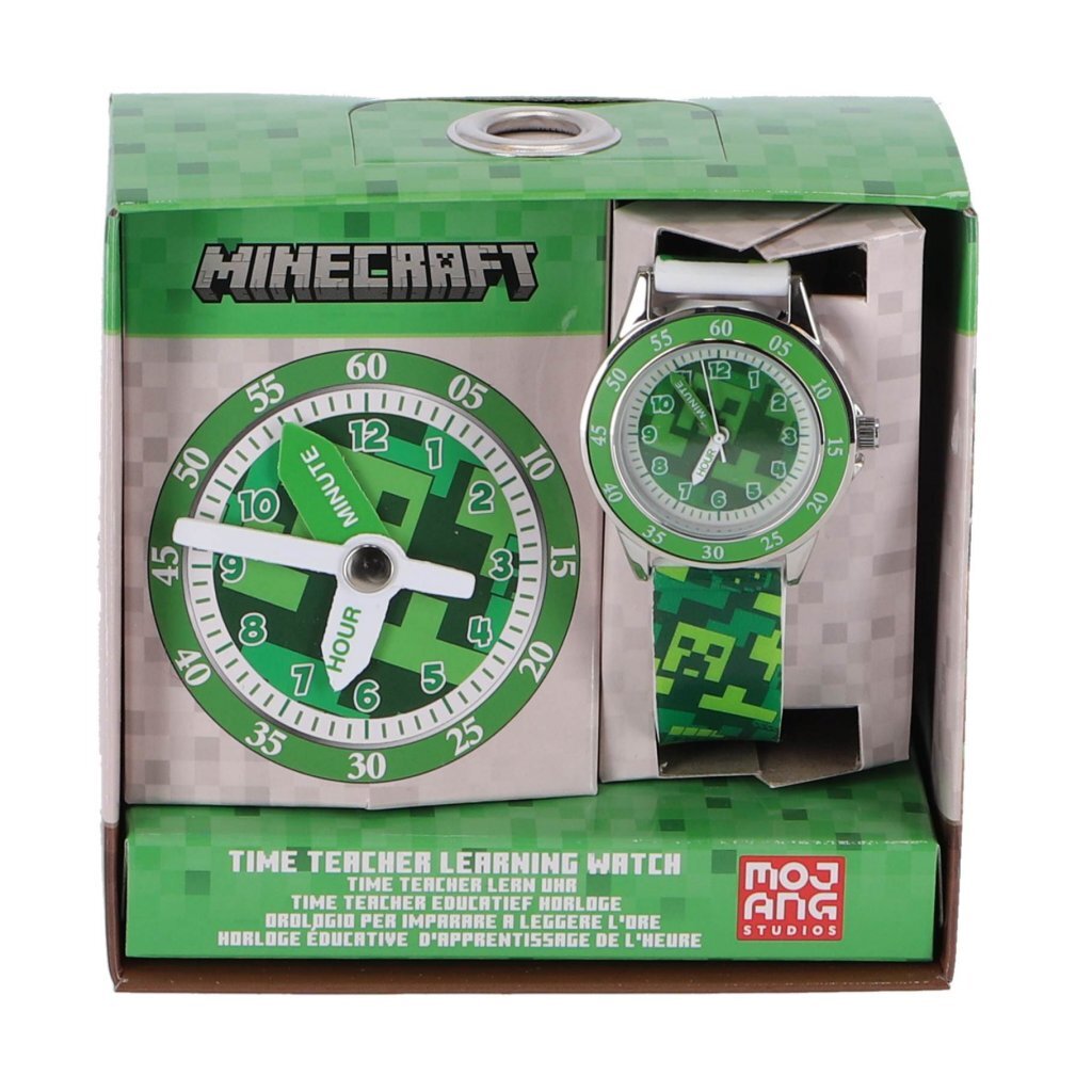 Minecraft Time Teacher Kids Watch for Learning Time